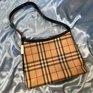 Burberry Nova Plaid Vintage Shoulder Bag